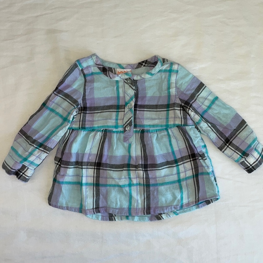 Jumping Beans Plaid Top